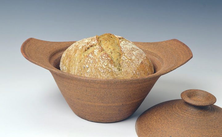BreadPots hand made by Judith Motzkin for baking no knead bread